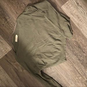 Nasty Gal green cropped sweater